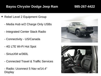 2026 RAM Ram 1500 RAM 1500 REBEL CREW CAB 4X4 5'7' BOX