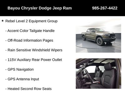 2026 RAM Ram 1500 RAM 1500 REBEL CREW CAB 4X4 5'7' BOX