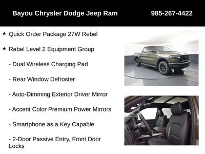 2026 RAM Ram 1500 RAM 1500 REBEL CREW CAB 4X4 5'7' BOX