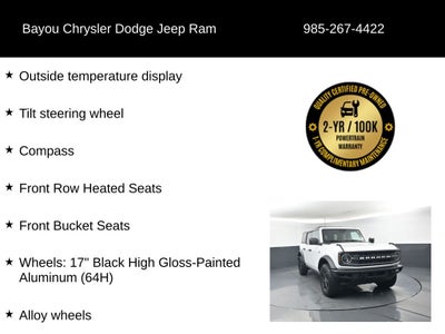 2022 Ford Bronco Black Diamond