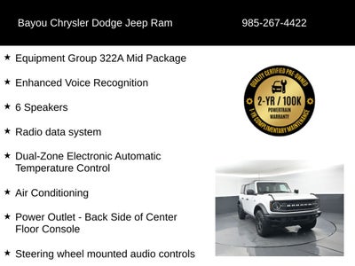 2022 Ford Bronco Black Diamond