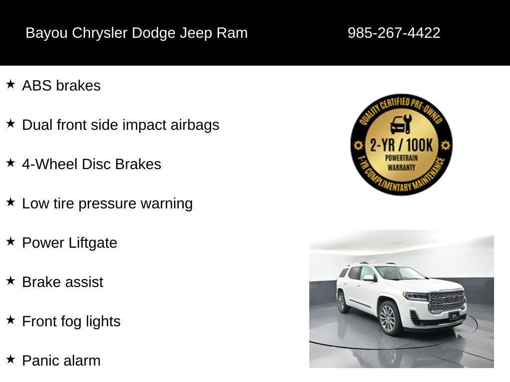 2023 GMC Acadia FWD Denali