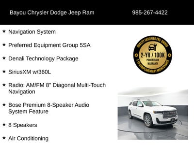 2023 GMC Acadia FWD Denali