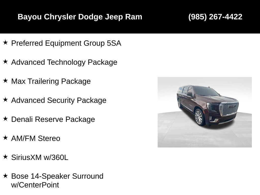 2023 GMC Yukon Xl Denali