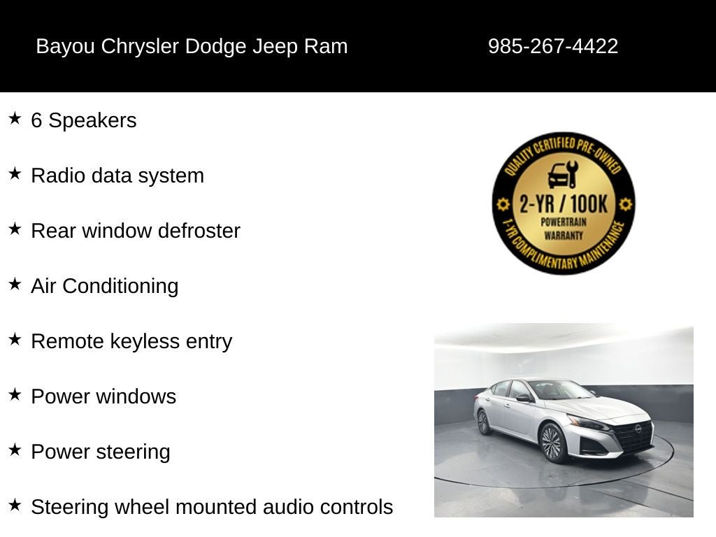 2024 Nissan Altima SV FWD