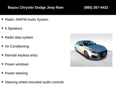 2024 Nissan Altima SV FWD