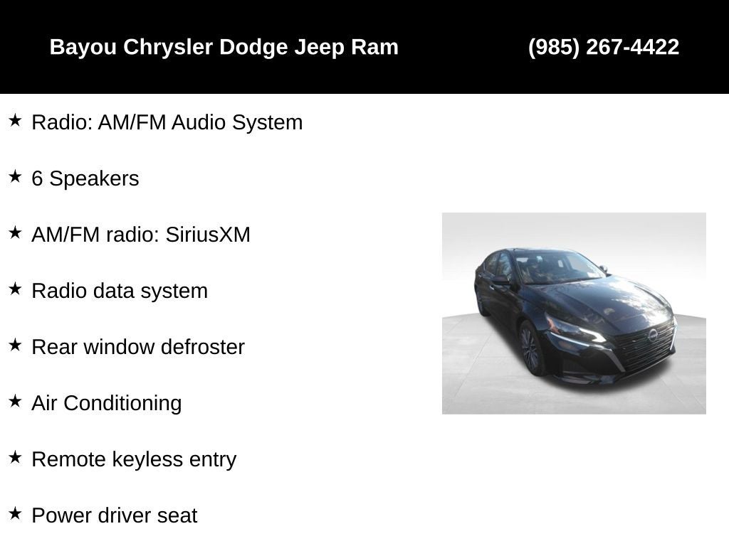 2025 Nissan Altima SV FWD