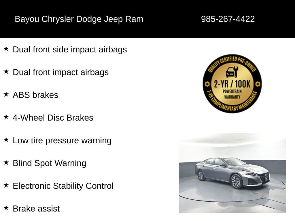 2024 Nissan Altima SV FWD