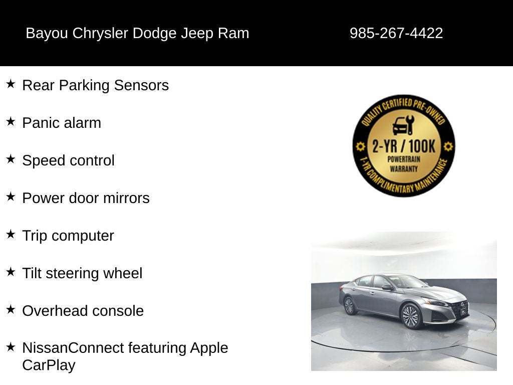 2024 Nissan Altima SV FWD