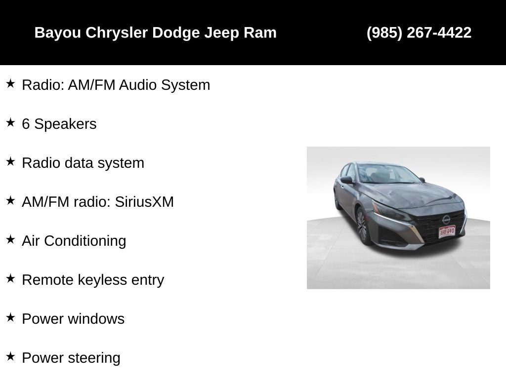 2024 Nissan Altima 2.5 SV