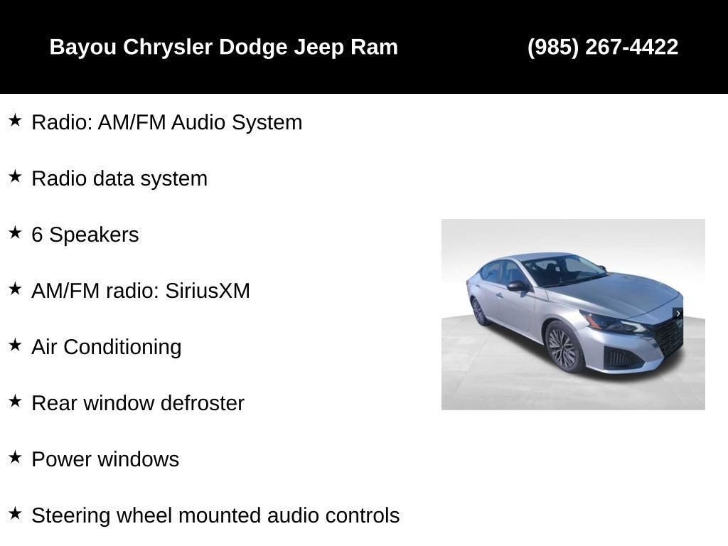 2024 Nissan Altima SV FWD