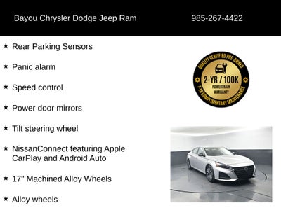 2025 Nissan Altima SV FWD