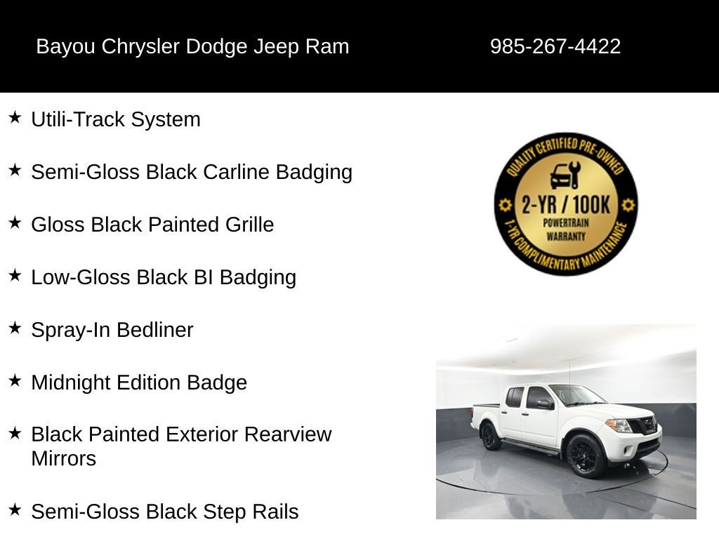 2020 Nissan Frontier Crew Cab SV 4x4