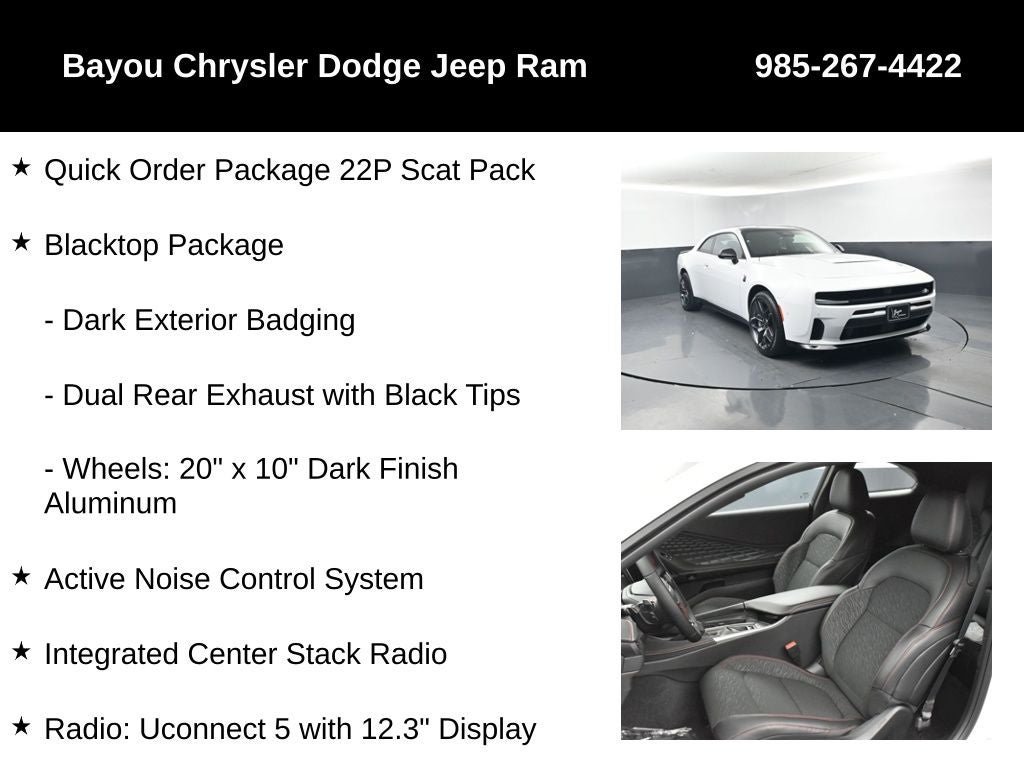 2026 Dodge Charger CHARGER SCAT PACK 2-DOOR AWD