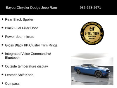 2022 Dodge Challenger SXT Blacktop