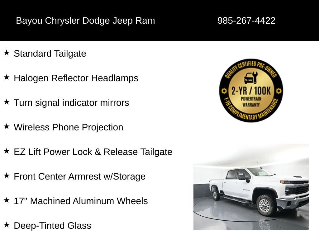 2024 Chevrolet Silverado 2500HD 4WD Crew Cab Standard Bed LT