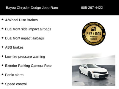 2025 Honda Civic Sport