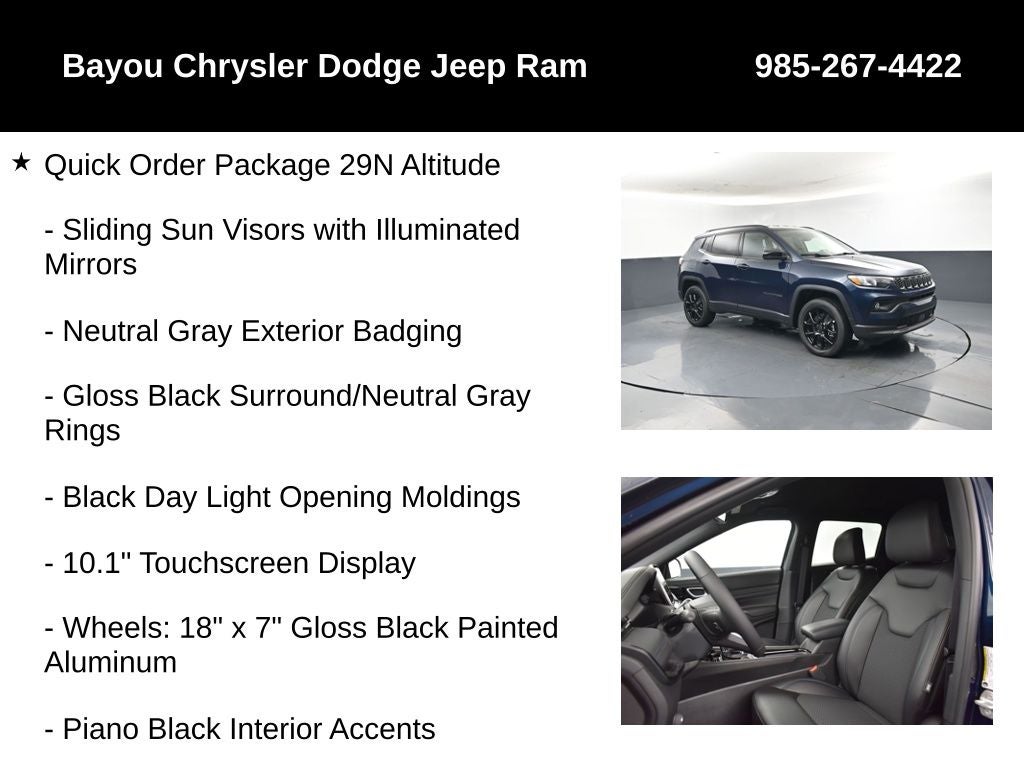 2026 Jeep Compass COMPASS LATITUDE ALTITUDE 4X4