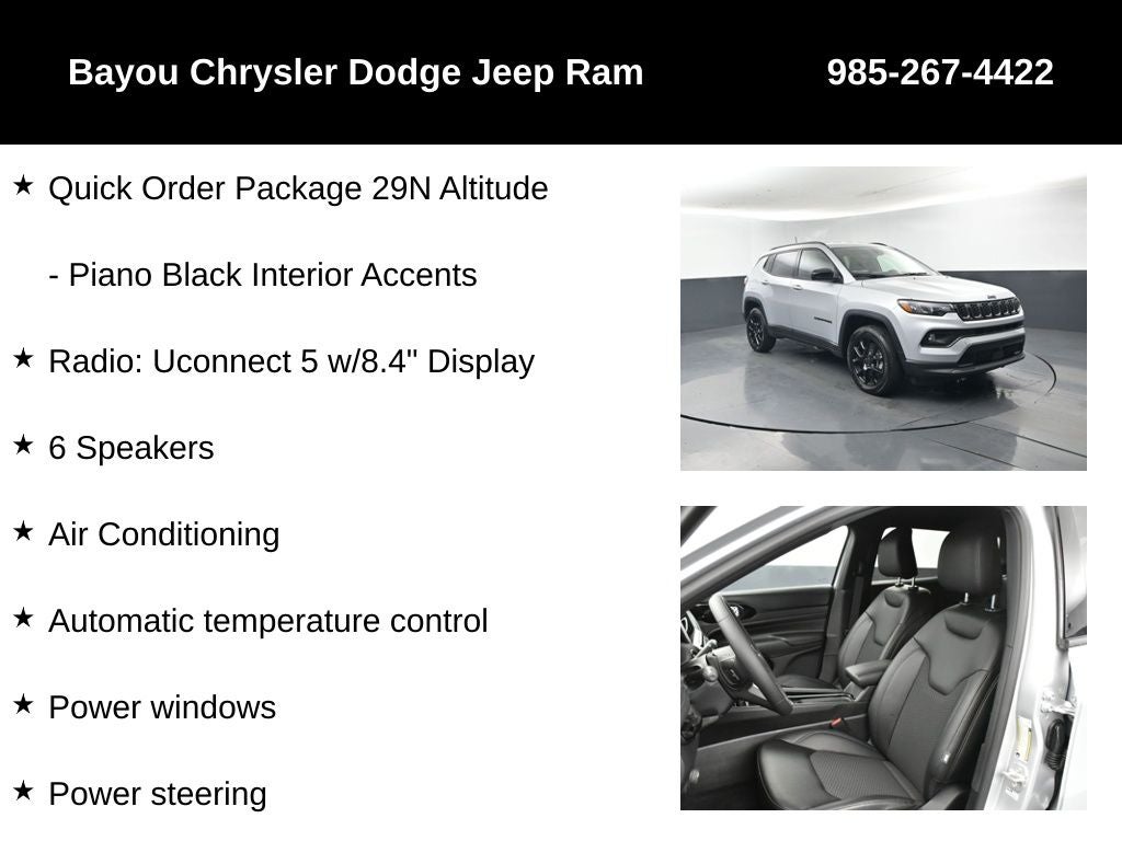 2026 Jeep Compass COMPASS LATITUDE ALTITUDE 4X4