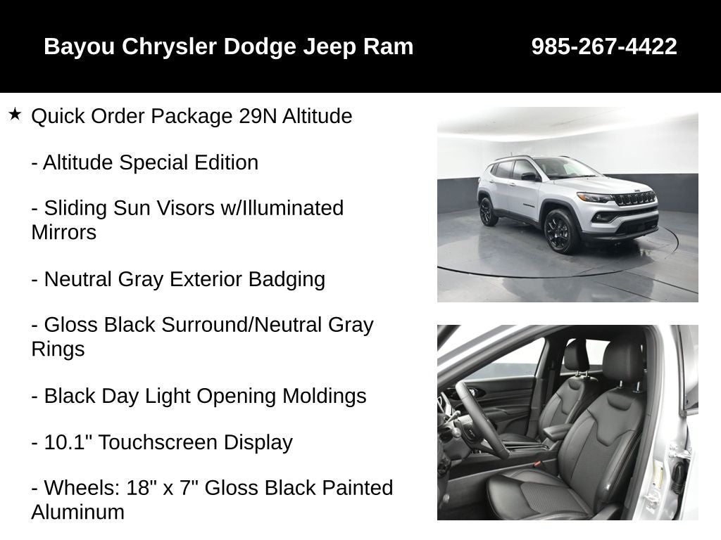 2026 Jeep Compass COMPASS LATITUDE ALTITUDE 4X4