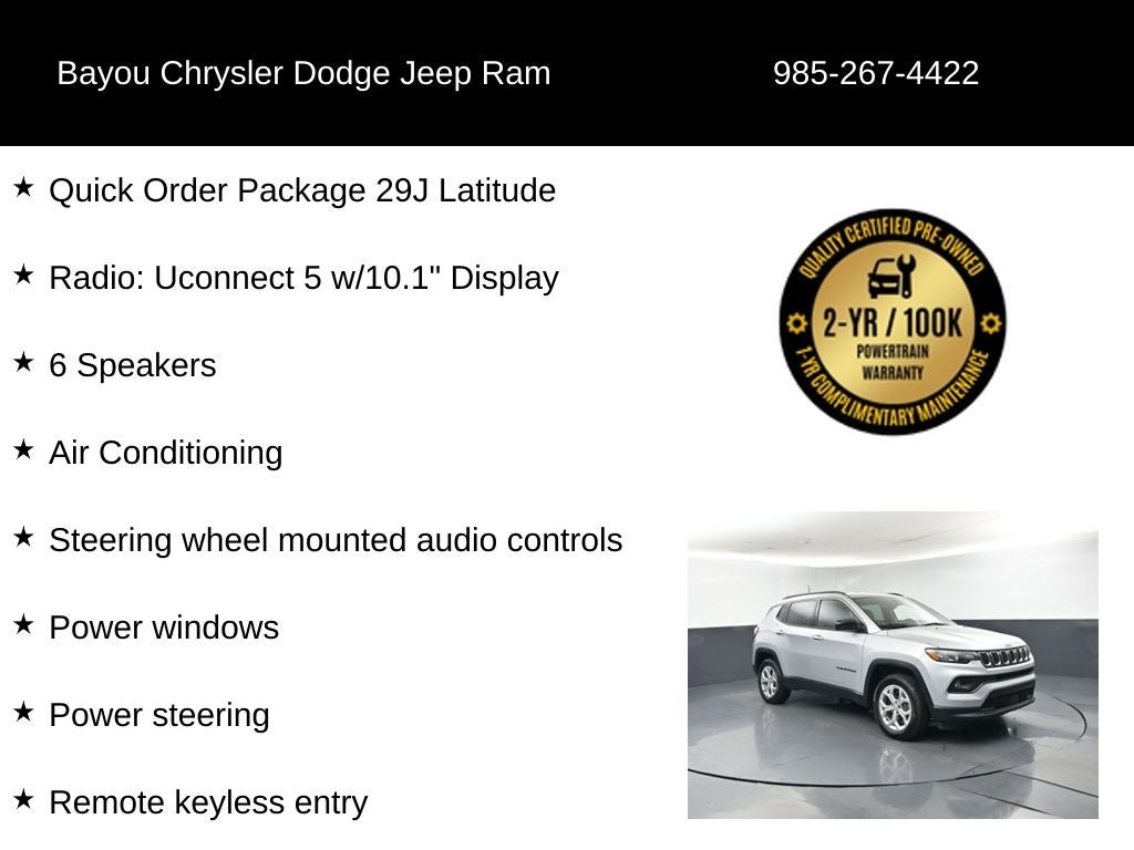 2024 Jeep Compass Latitude 4x4