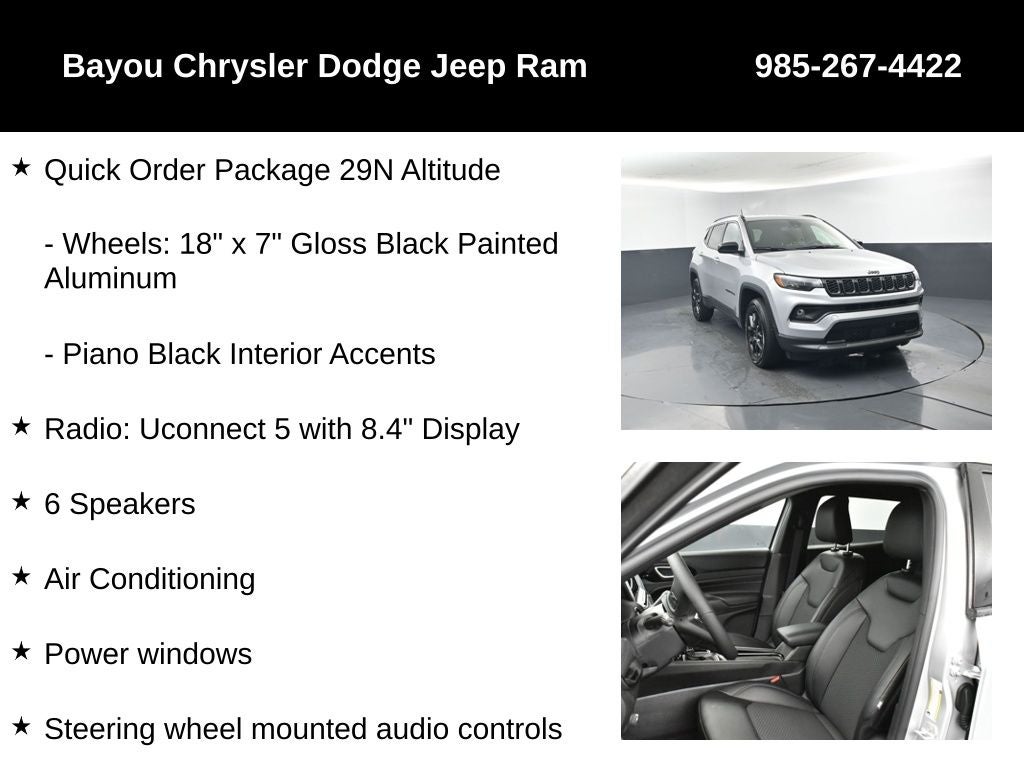 2026 Jeep Compass COMPASS LATITUDE ALTITUDE 4X4