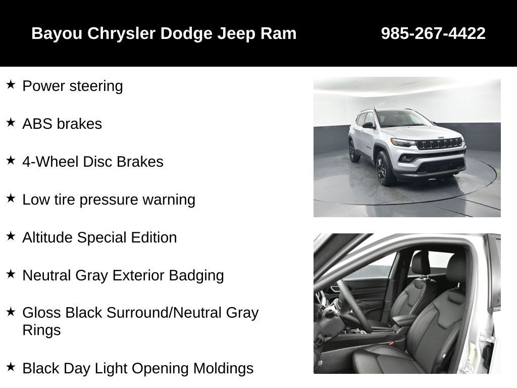 2026 Jeep Compass COMPASS LATITUDE ALTITUDE 4X4