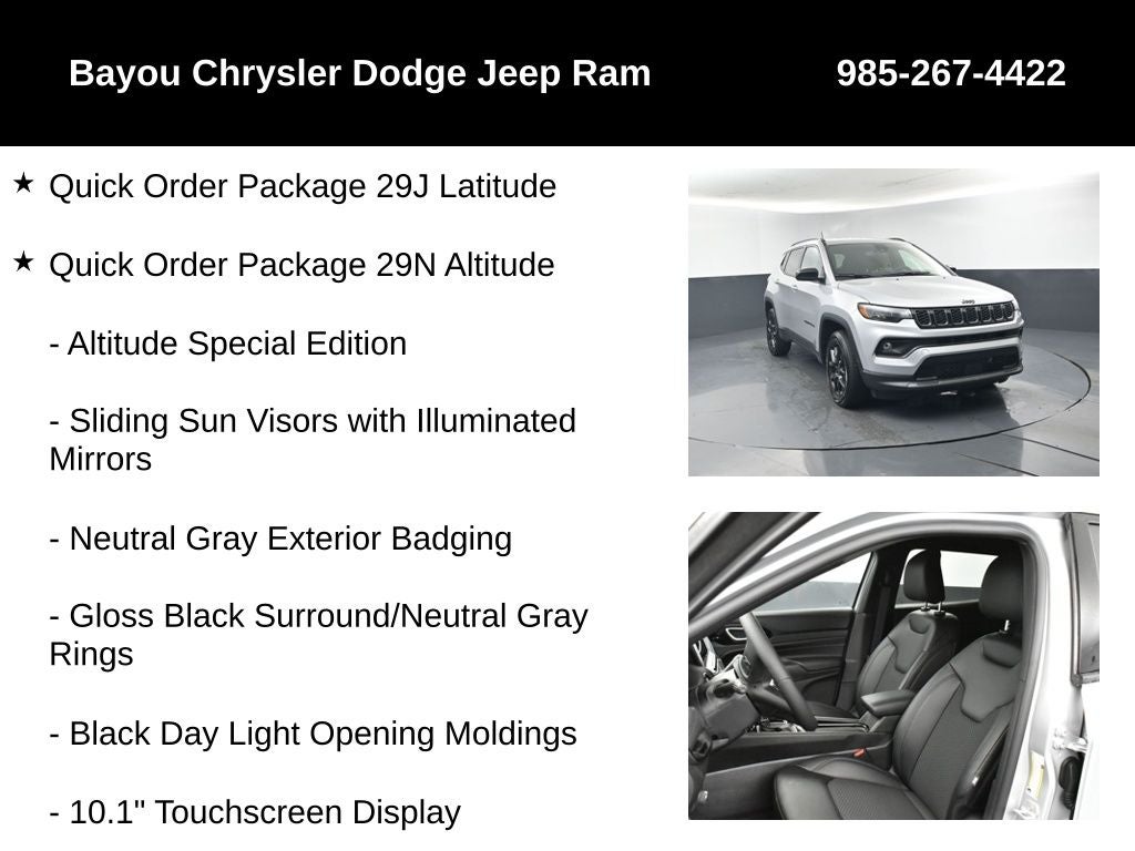 2026 Jeep Compass COMPASS LATITUDE ALTITUDE 4X4