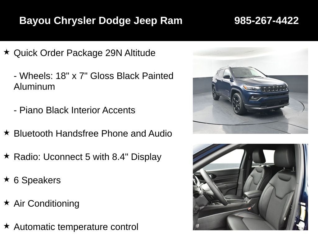 2026 Jeep Compass COMPASS LATITUDE ALTITUDE 4X4