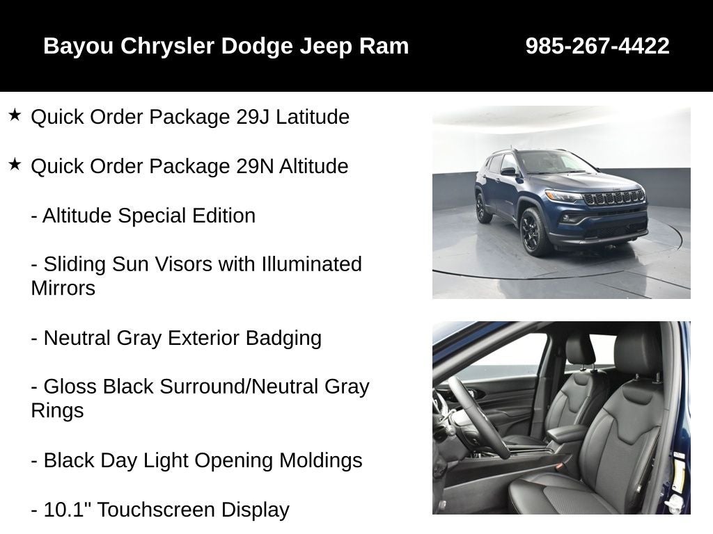 2026 Jeep Compass COMPASS LATITUDE ALTITUDE 4X4