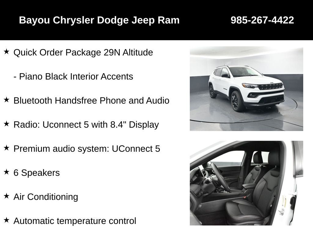 2026 Jeep Compass COMPASS LATITUDE ALTITUDE 4X4