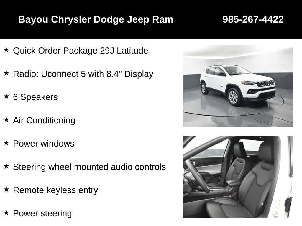 2026 Jeep Compass COMPASS LATITUDE 4X4