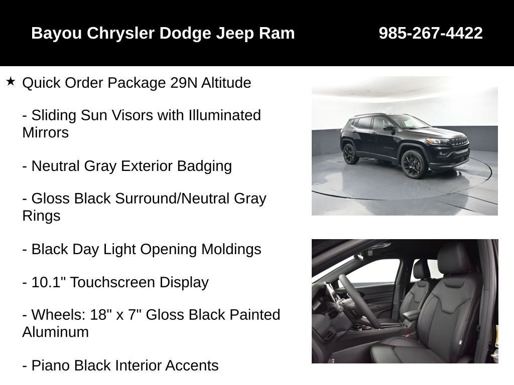 2026 Jeep Compass COMPASS LATITUDE ALTITUDE 4X4
