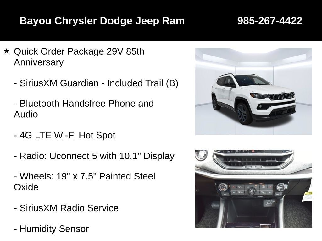 2026 Jeep Compass COMPASS 85TH ANNIVERSARY EDITION 4X4