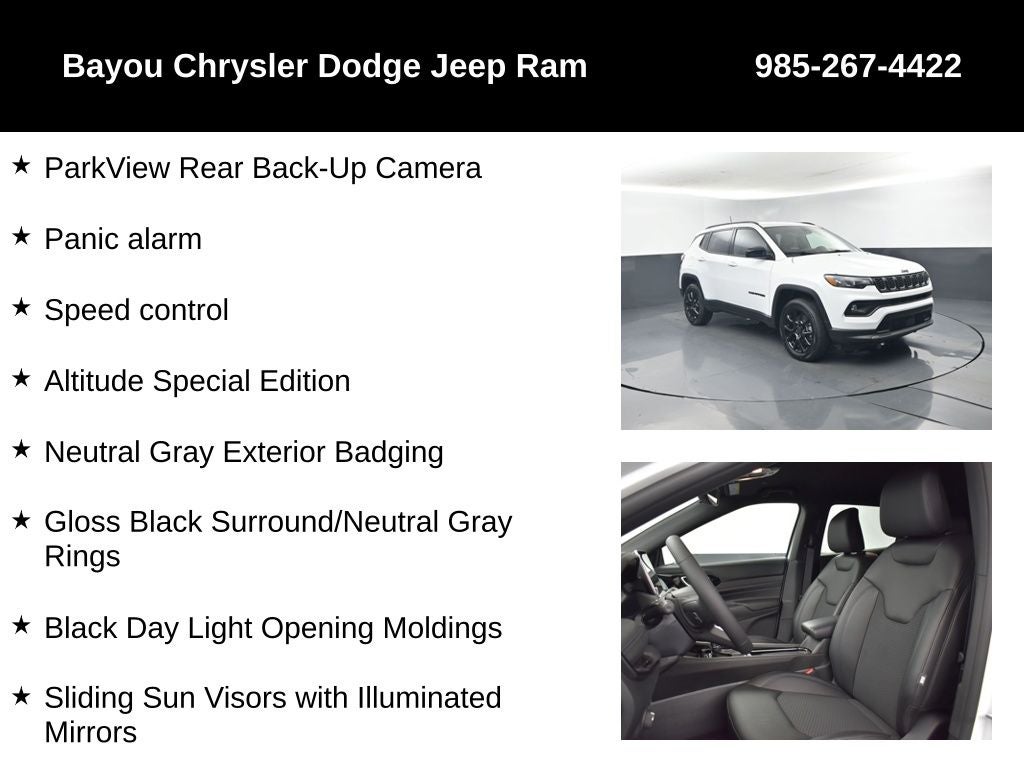 2026 Jeep Compass COMPASS LATITUDE ALTITUDE 4X4