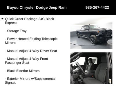 2026 RAM Ram 2500 RAM 2500 BLACK EXPRESS CREW CAB 4X4 6'4' BOX