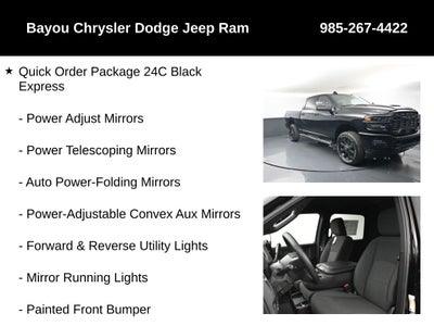 2026 RAM Ram 2500 RAM 2500 BLACK EXPRESS CREW CAB 4X4 6'4' BOX