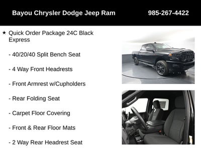 2026 RAM Ram 2500 RAM 2500 BLACK EXPRESS CREW CAB 4X4 6'4' BOX