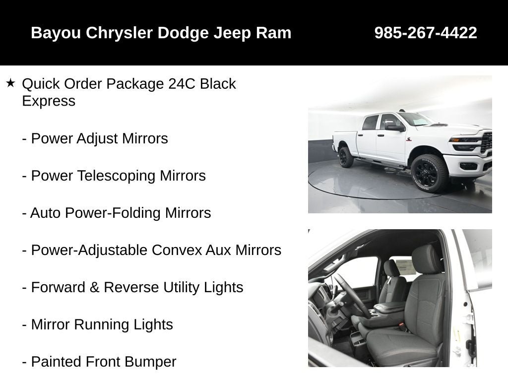 2026 RAM Ram 2500 RAM 2500 BLACK EXPRESS CREW CAB 4X4 6'4' BOX