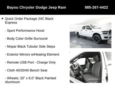 2026 RAM Ram 2500 RAM 2500 BLACK EXPRESS CREW CAB 4X4 6'4' BOX