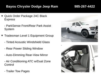 2026 RAM Ram 2500 RAM 2500 BLACK EXPRESS CREW CAB 4X4 6'4' BOX