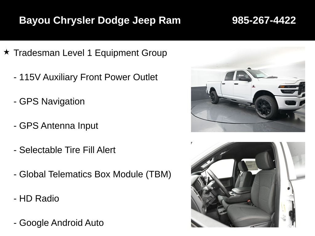 2026 RAM Ram 2500 RAM 2500 BLACK EXPRESS CREW CAB 4X4 6'4' BOX