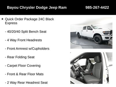 2026 RAM Ram 2500 RAM 2500 BLACK EXPRESS CREW CAB 4X4 6'4' BOX