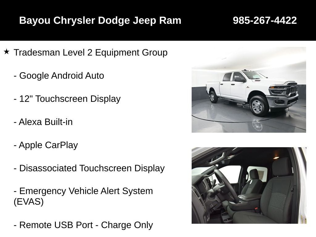 2026 RAM Ram 2500 RAM 2500 TRADESMAN CREW CAB 4X4 6'4' BOX