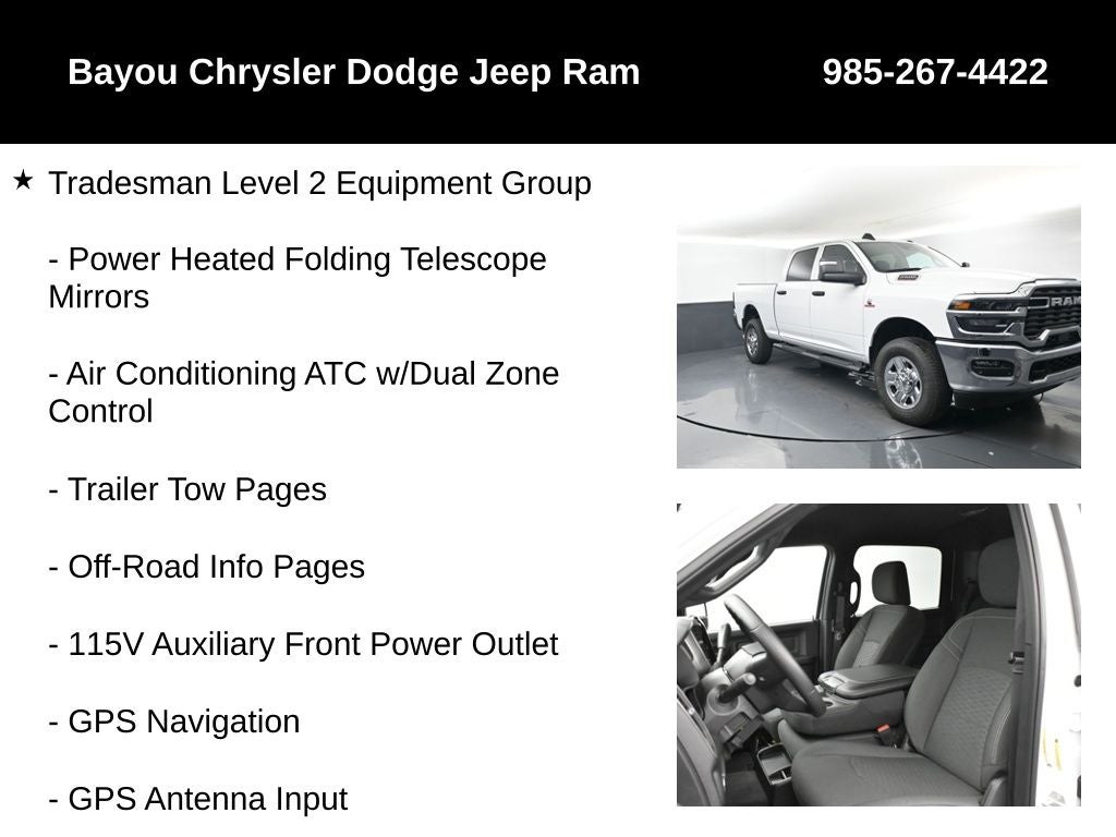 2026 RAM Ram 2500 RAM 2500 TRADESMAN CREW CAB 4X4 6'4' BOX