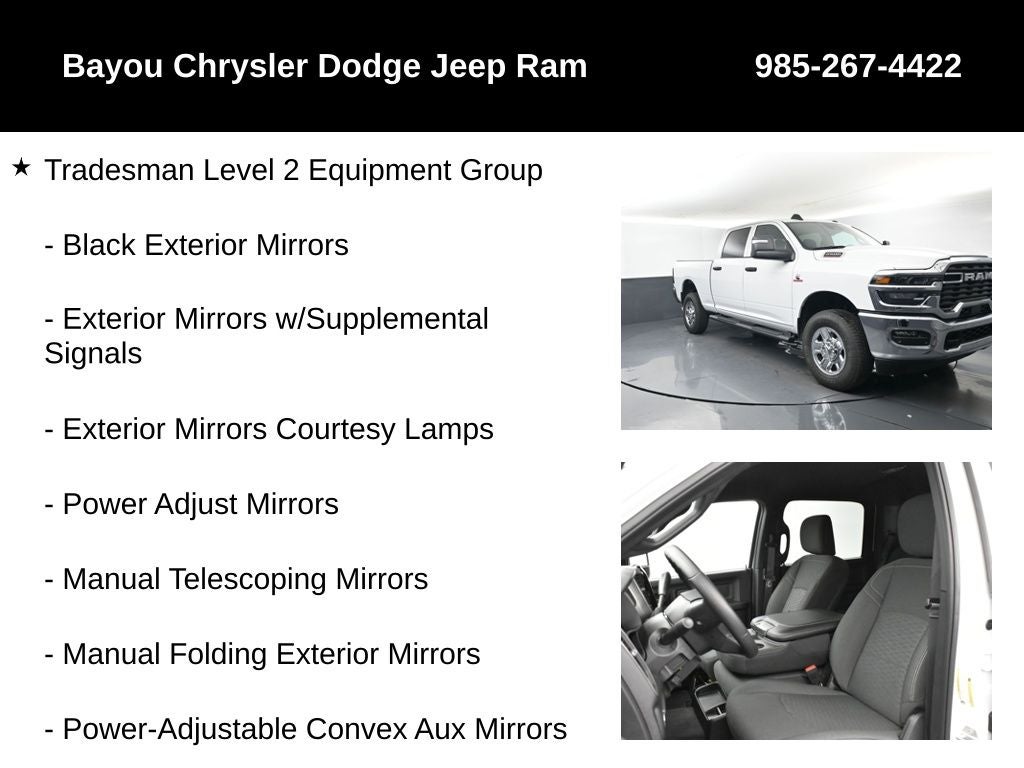 2026 RAM Ram 2500 RAM 2500 TRADESMAN CREW CAB 4X4 6'4' BOX