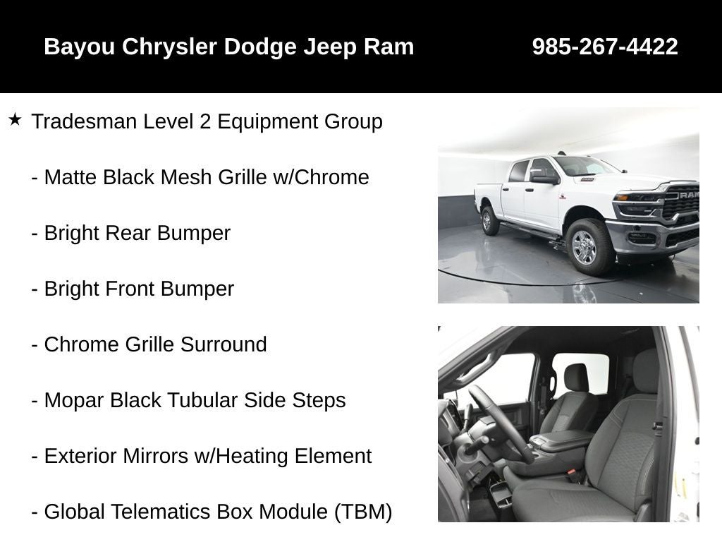 2026 RAM Ram 2500 RAM 2500 TRADESMAN CREW CAB 4X4 6'4' BOX