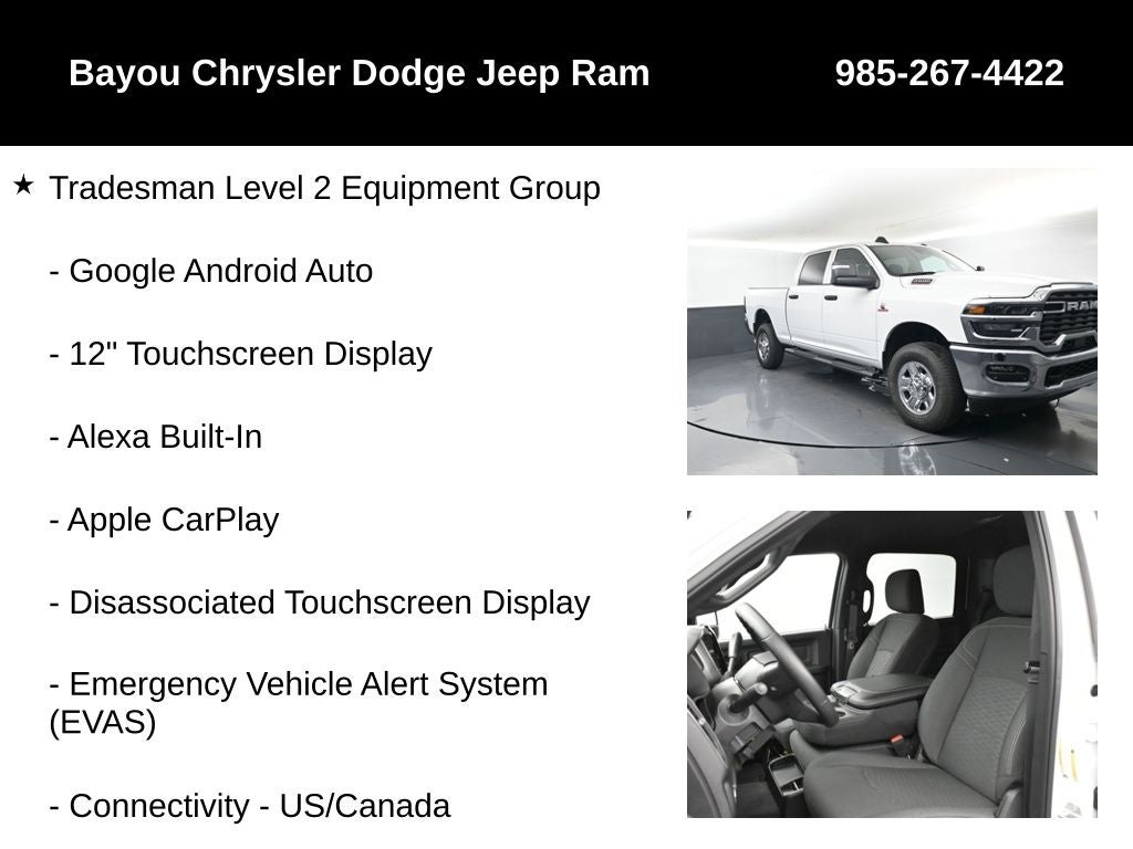 2026 RAM Ram 2500 RAM 2500 TRADESMAN CREW CAB 4X4 6'4' BOX