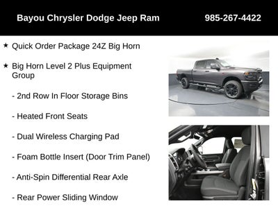 2025 RAM Ram 2500 RAM 2500 BIG HORN CREW CAB 4X4 6'4' BOX