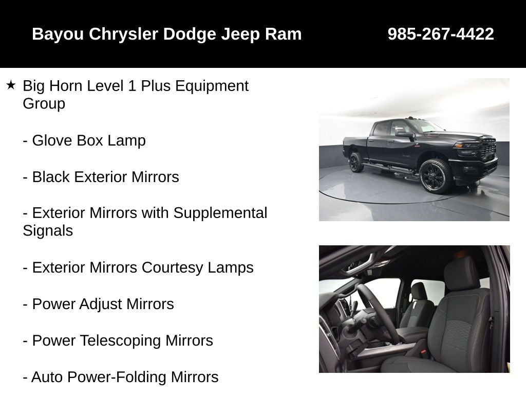2026 RAM Ram 2500 RAM 2500 BIG HORN CREW CAB 4X4 6'4' BOX